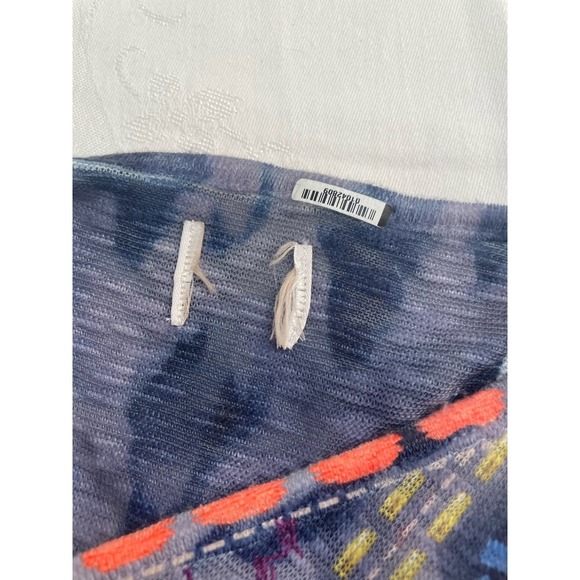 Cupio Womens Knit Top Size Small Long Sleeve Multicolor Round Neck Shirt Floral - Picture 4 of 6